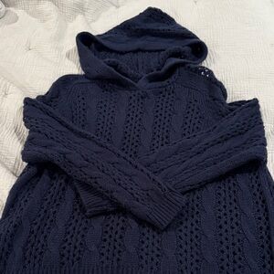 525 America Cable Knit Hooded Sweater